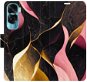 iSaprio Flip pouzdro Gold Pink Marble 02 pro Honor 90 Lite 5G - Phone Case