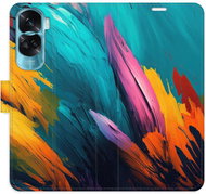 iSaprio Flip pouzdro Orange Paint 02 pro Honor 90 Lite 5G - Phone Case