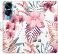 iSaprio Flip pouzdro Pink Flowers 02 pro Honor 90 Lite 5G - Phone Case