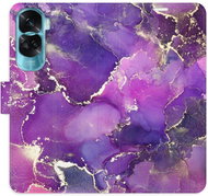 iSaprio Flip pouzdro Purple Marble pro Honor 90 Lite 5G - Phone Case