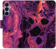 iSaprio Flip pouzdro Abstract Dark 02 pro Samsung Galaxy A25 5G - Phone Case