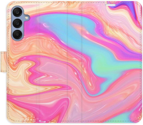 iSaprio Flip Case Abstract Paint 07 for Samsung Galaxy A25 5G - Phone Case - Main image