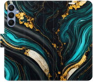 iSaprio Flip case Dark Paint for Samsung Galaxy A25 5G - Phone Case