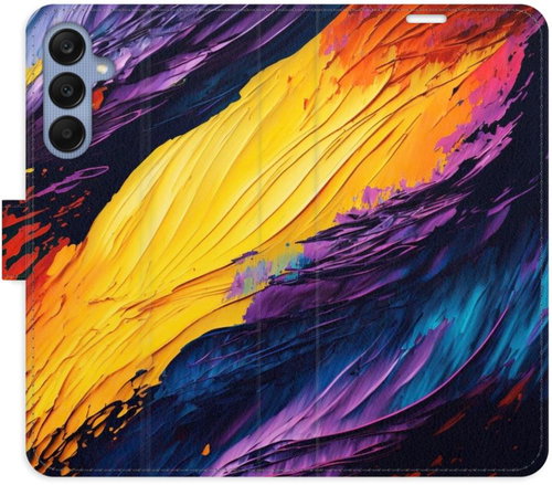 iSaprio Flip pouzdro Fire Paint pro Samsung Galaxy A25 5G - Phone Case - Main image
