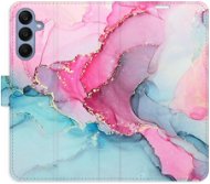 iSaprio Flip pouzdro PinkBlue Marble pro Samsung Galaxy A25 5G - Phone Case