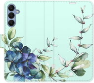 iSaprio Flip Case Blue Flowers for Samsung Galaxy A25 5G - Phone Case