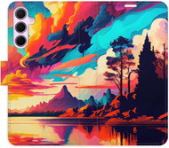 iSaprio Flip case Colorful Mountains 02 for Samsung Galaxy A35 5G - Phone Case