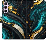 iSaprio Flip case Dark Paint for Samsung Galaxy A35 5G - Phone Case