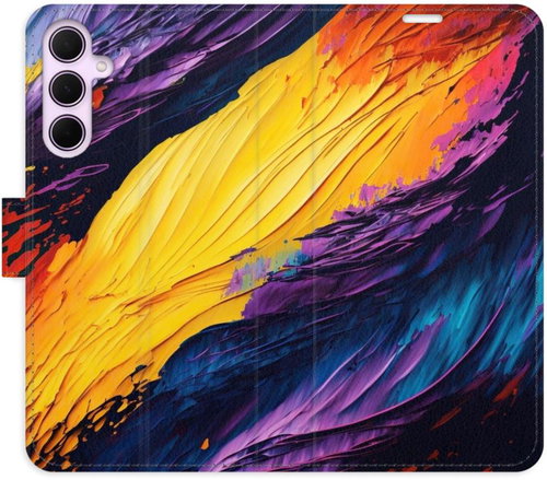 iSaprio Flip pouzdro Fire Paint pro Samsung Galaxy A35 5G - Phone Case - Main image