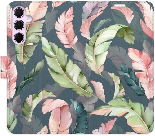 iSaprio Flip pouzdro Flower Pattern 09 pro Samsung Galaxy A35 5G - Phone Case - Main image