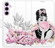 iSaprio Flip pouzdro Girl with bubble pro Samsung Galaxy A35 5G - Phone Case