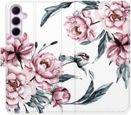 iSaprio Flip pouzdro Pink Flowers pro Samsung Galaxy A35 5G - Phone Case