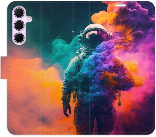 iSaprio Flip case Astronaut in Colours 02 for Samsung Galaxy A55 5G - Phone Case - Main image