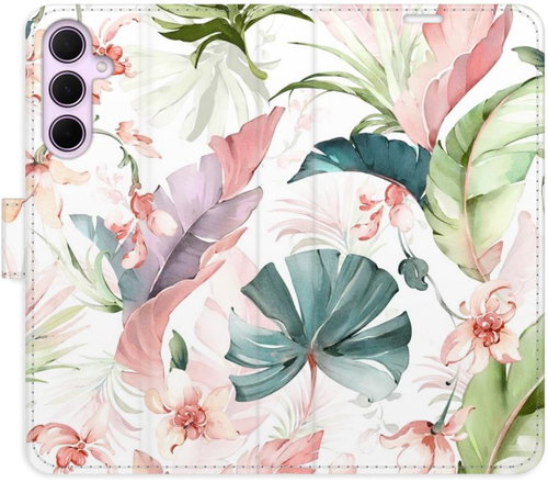 iSaprio Flip pouzdro Flower Pattern 07 pro Samsung Galaxy A55 5G - Phone Case - Main image
