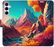 iSaprio Flip case Colorful Mountains for Samsung Galaxy A55 5G - Phone Case