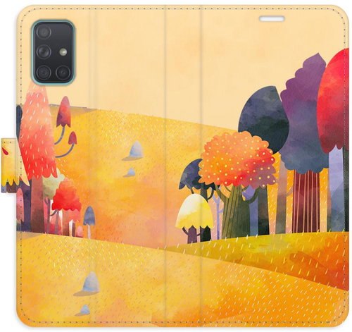 iSaprio Flip pouzdro Autumn Forest pro Samsung Galaxy A71 - Phone Case - Main image