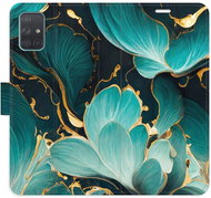 iSaprio Flip Case Blue Flowers 02 for Samsung Galaxy A71 - Phone Case