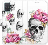 iSaprio Flip pouzdro Crazy Skull pro Samsung Galaxy A71 - Phone Case