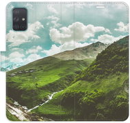 iSaprio Flip case Mountain Valley for Samsung Galaxy A71 - Phone Case
