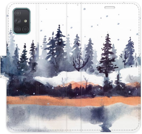 iSaprio Flip pouzdro Winter 02 pro Samsung Galaxy A71 - Phone Case - Main image