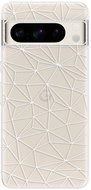 iSaprio Abstract Triangles 03 - white - Google Pixel 8 Pro - Phone Cover