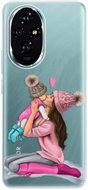 iSaprio Kissing Mom - Brunette and Girl - Honor 200 - Phone Cover