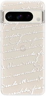 iSaprio Handwriting 01 - white - Google Pixel 8 Pro - Phone Cover