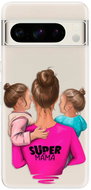 iSaprio Super Mama - Two Girls - Google Pixel 8 Pro - Phone Cover