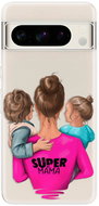 iSaprio Super Mama - Boy and Girl - Google Pixel 8 Pro - Phone Cover