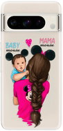 iSaprio Mama Mouse Brunette and Boy - Google Pixel 8 Pro - Phone Cover