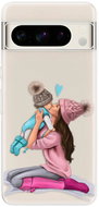 iSaprio Kissing Mom - Brunette and Boy - Google Pixel 8 Pro - Phone Cover