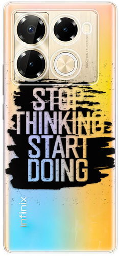 iSaprio Start Doing - black - Infinix Note 40 PRO / Note 40 PRO+ 5G - Phone Cover - Main image