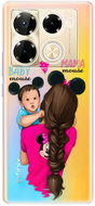 iSaprio Mama Mouse Brunette and Boy - Infinix Note 40 PRO / Note 40 PRO+ 5G - Phone Cover