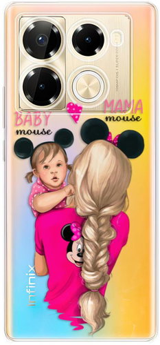 iSaprio Mama Mouse Blond and Girl - Infinix Note 40 PRO / Note 40 PRO+ 5G - Phone Cover - Main image