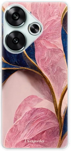 iSaprio Pink Blue Leaves - Poco F6 - Phone Cover - Main image