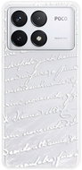 iSaprio Handwriting 01 - white - Poco F6 Pro - Phone Cover