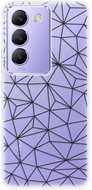 iSaprio Abstract Triangles 03 - black - Vivo V40 SE 4G/5G - Phone Cover