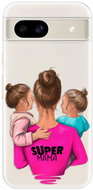 iSaprio Super Mama - Two Girls - Google Pixel 8a - Phone Cover