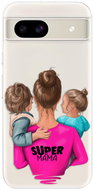 iSaprio Super Mama - Boy and Girl - Google Pixel 8a - Phone Cover