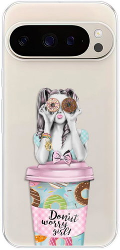 iSaprio Donut Worry - Google Pixel 9 / 9 Pro - Phone Cover - Main image