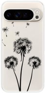 iSaprio Three Dandelions - black - Google Pixel 9 Pro XL - Phone Cover