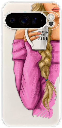 iSaprio My Coffe and Blond Girl - Google Pixel 9 Pro XL - Phone Cover - Main image