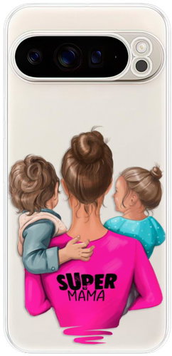 iSaprio Super Mama - Boy and Girl - Google Pixel 9 Pro XL - Phone Cover - Main image