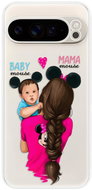 iSaprio Mama Mouse Brunette and Boy - Google Pixel 9 Pro XL - Phone Cover