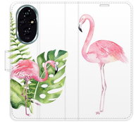 iSaprio Flip case Flamingos for Honor 200 - Phone Cover