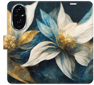 iSaprio Flip Case Gold Flowers for Honor 200 - Phone Cover