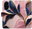 Case Pink Leaves for Honor 200