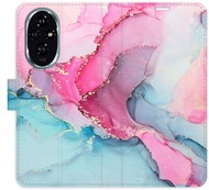 iSaprio Flip case PinkBlue Marble for Honor 200 - Phone Cover
