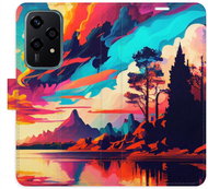iSaprio Flip case Colorful Mountains 02 for Honor 200 Lite - Phone Cover