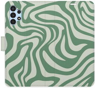 iSaprio Flip Case Zebra Green 02 for Samsung Galaxy A13 / A13 5G - Phone Case